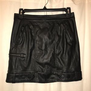 H&M Sexy leather skirt